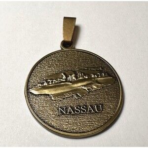 Cruise Caribbean Nassau Milano Diamond Gallery Medal Pendant Coin Charm Souvenir
